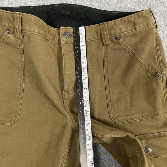 Duluth Trading DuluthFlex Fire Hose Relaxed Leg Cargo Pant Women 14 Fleece Lined - Picture 14 of 16